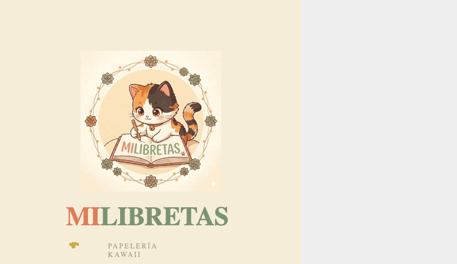 MiLibretas - Gatito kawaii con libreta